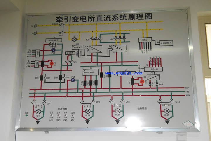 渭南市轨道交通运输高级技工学校牵引变电所直流系统原理图.jpg